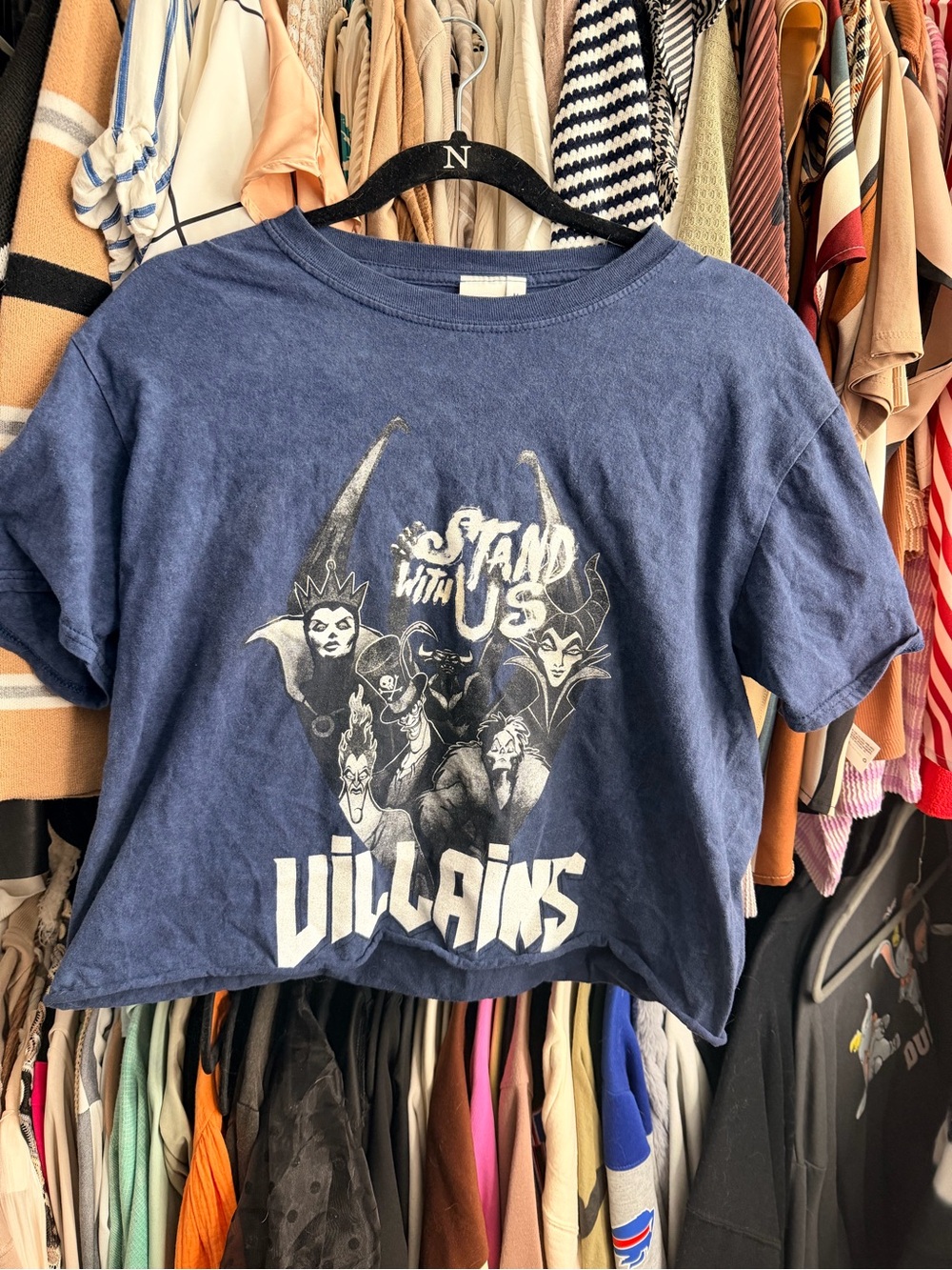 Disney Navy Blue vintage ' Villains Graphic Tee